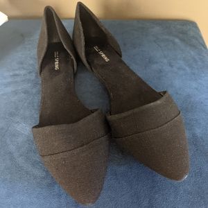 Call It Spring Black d'Orsay flats